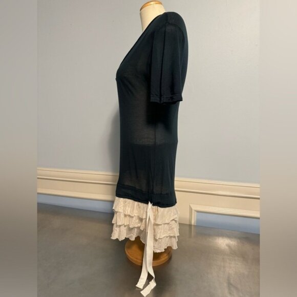 YFB - Y2K drop waist silk ruffle mini dress - Picture 4 of 10